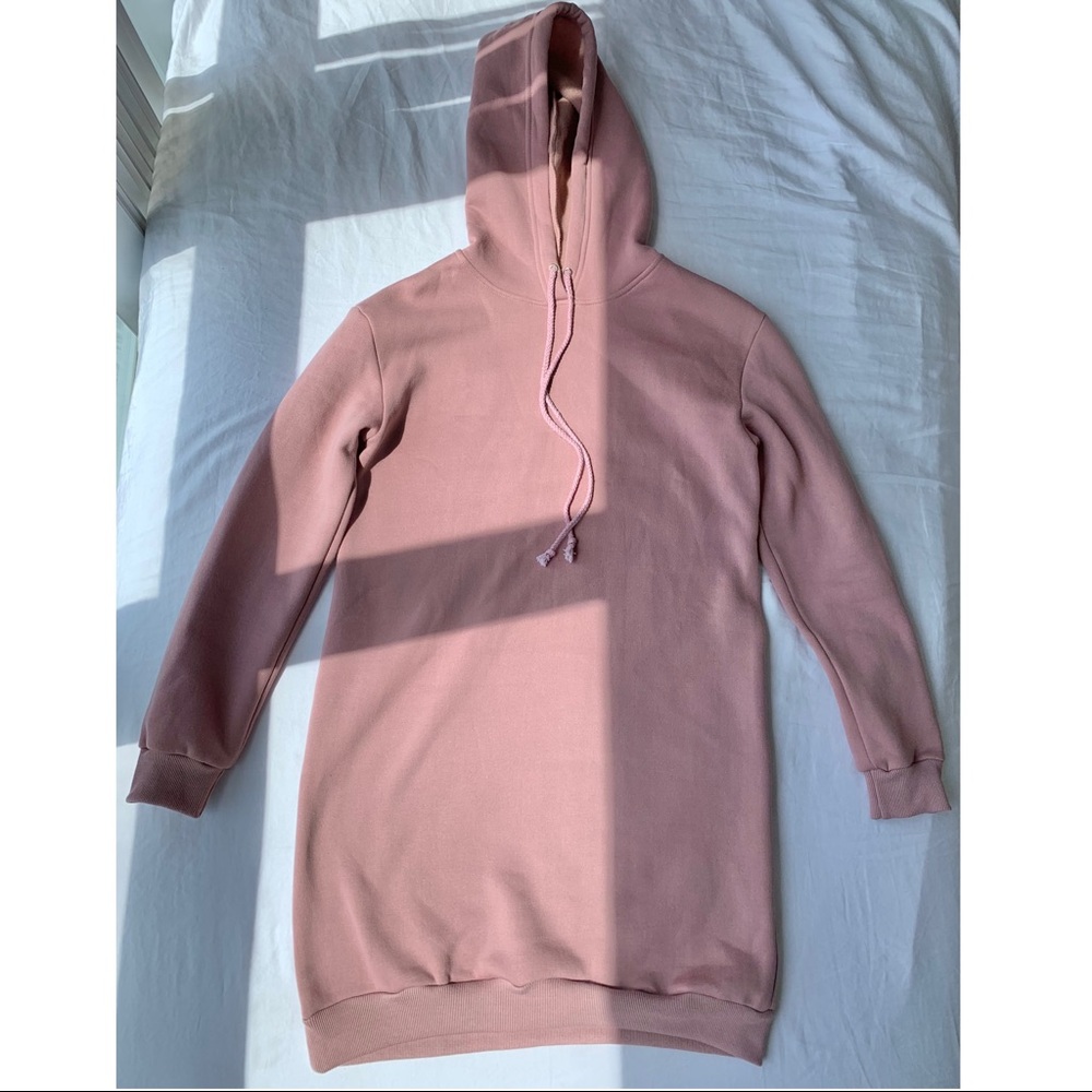 Ardene - Dusty Rose Hoodie Dress